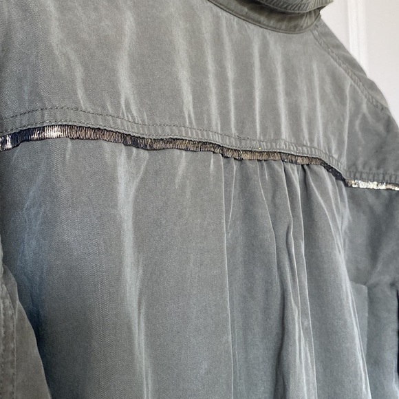 FREE People Women's Moss Off Campus Button Down Shirt Small - Picture 7 of 10